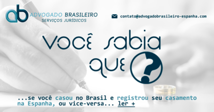 Reconhecimento de casamento em dois países diferentes: